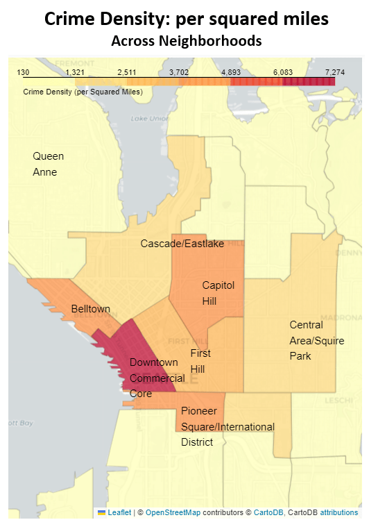 Seattle Crime Trends and Spatial Distribution Analysis Homepage